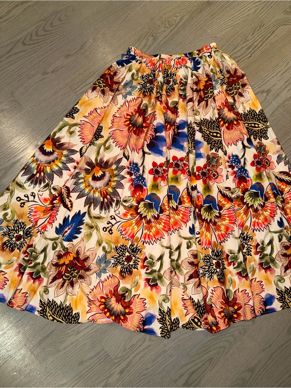 Calypso St. Barth Multicolor Floral Circle Skirt